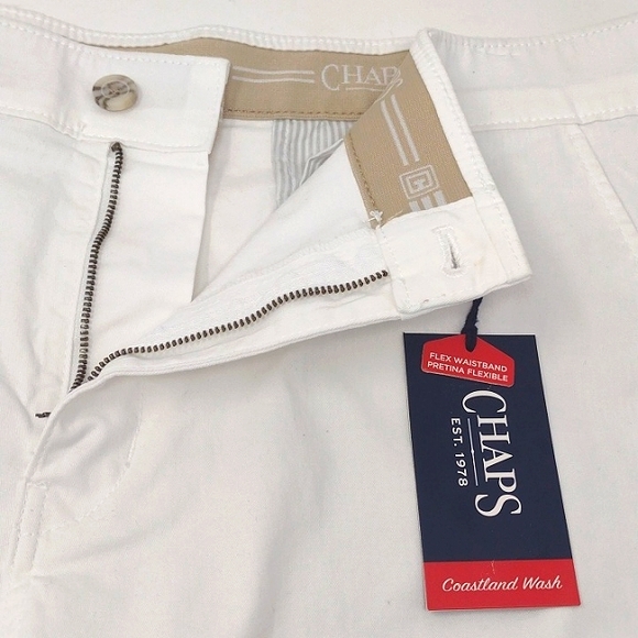 Chaps Men's Coastland Wash Flat Front Short - Picture 6 of 12